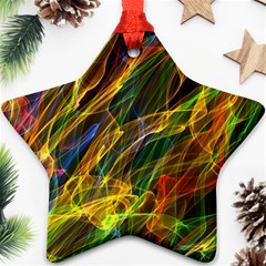 Abstract Smoke Star Ornament (Two Sides) from ArtsNow.com Back