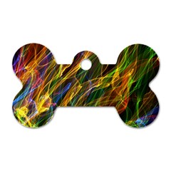 Abstract Smoke Dog Tag Bone (Two Sided) from ArtsNow.com Back