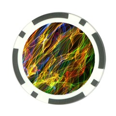 Abstract Smoke Poker Chip from ArtsNow.com Front