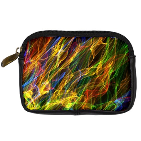 Abstract Smoke Digital Camera Leather Case from ArtsNow.com Front