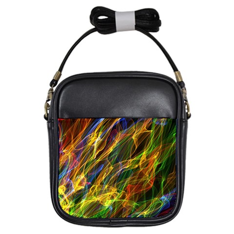 Abstract Smoke Girl s Sling Bag from ArtsNow.com Front