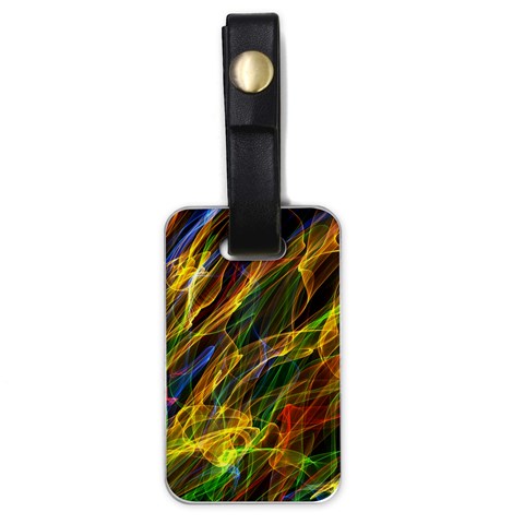 Abstract Smoke Luggage Tag (One Side) from ArtsNow.com Front
