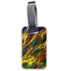 Abstract Smoke Luggage Tag (Two Sides) from ArtsNow.com Front