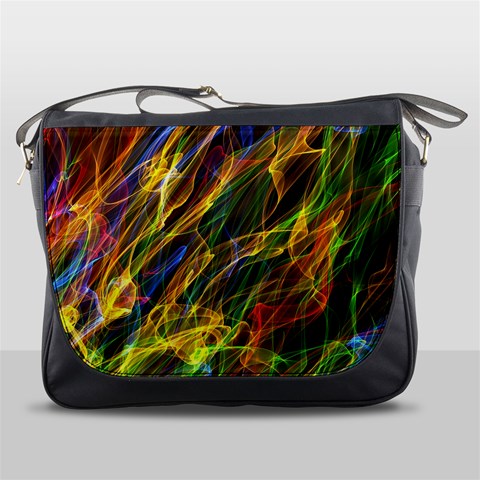 Abstract Smoke Messenger Bag from ArtsNow.com Front