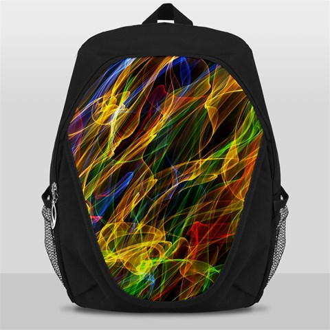 Abstract Smoke Backpack Bag from ArtsNow.com Front