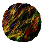 Abstract Smoke 18  Premium Round Cushion 