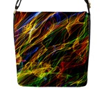 Abstract Smoke Flap Closure Messenger Bag (Large)