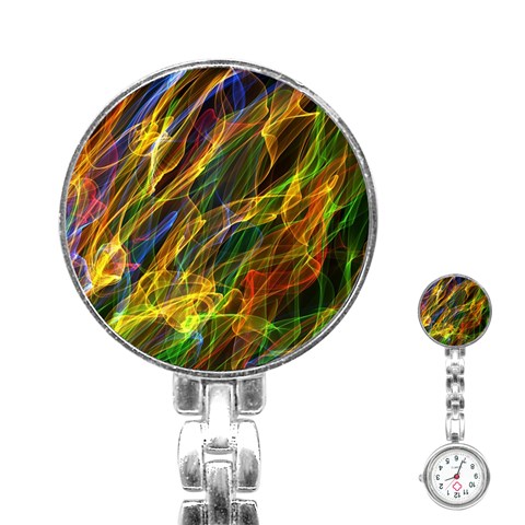 Abstract Smoke Stainless Steel Nurses Watch from ArtsNow.com Front