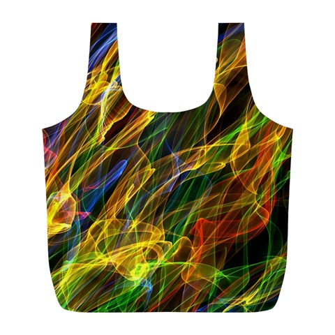 Abstract Smoke Reusable Bag (L) from ArtsNow.com Back