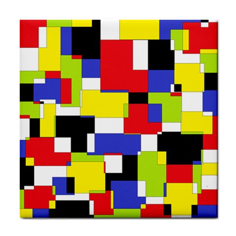 Mod Geometric Ceramic Tile from ArtsNow.com Front