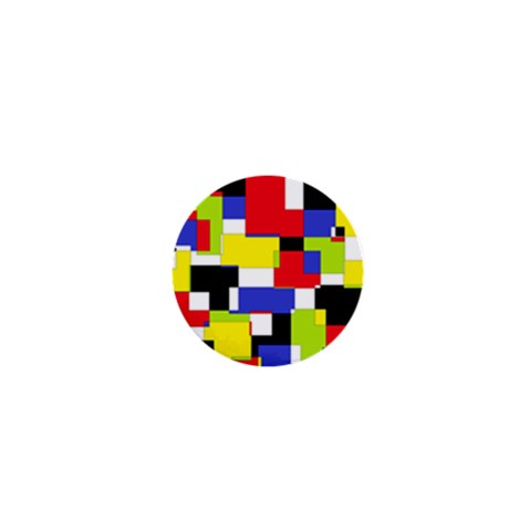 Mod Geometric 1  Mini Button from ArtsNow.com Front