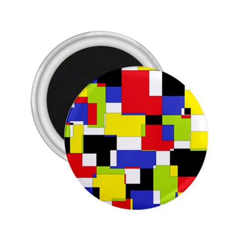 Mod Geometric 2.25  Button Magnet from ArtsNow.com Front