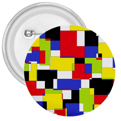 Mod Geometric 3  Button from ArtsNow.com Front