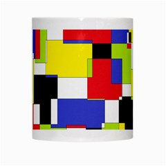 Mod Geometric White Coffee Mug from ArtsNow.com Center