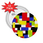 Mod Geometric 2.25  Button (10 pack)