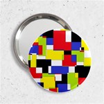 Mod Geometric Handbag Mirror (2.25 )