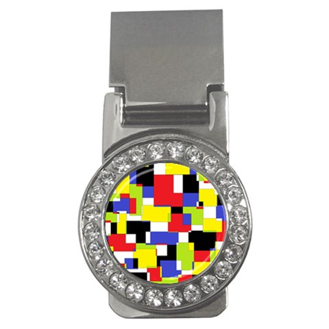 Mod Geometric Money Clip (CZ) from ArtsNow.com Front