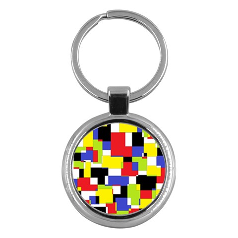 Mod Geometric Key Chain (Round) from ArtsNow.com Front