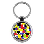 Mod Geometric Key Chain (Round)