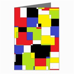 Mod Geometric Greeting Card (8 Pack) from ArtsNow.com Left