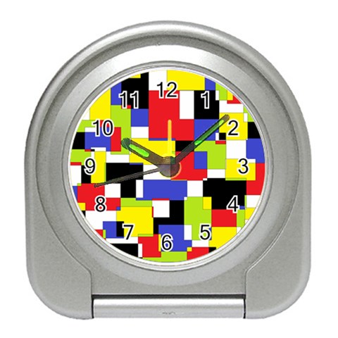 Mod Geometric Desk Alarm Clock from ArtsNow.com Front