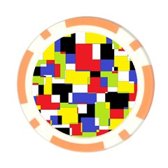 Mod Geometric Poker Chip from ArtsNow.com Back