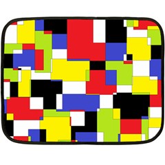 Mod Geometric Mini Fleece Blanket (Two Sided) from ArtsNow.com 35 x27  Blanket Front