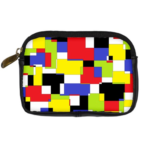 Mod Geometric Digital Camera Leather Case from ArtsNow.com Front