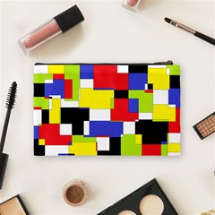 Mod Geometric Cosmetic Bag (Medium) from ArtsNow.com Back