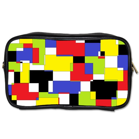 Mod Geometric Travel Toiletry Bag (Two Sides) from ArtsNow.com Front