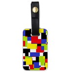 Mod Geometric Luggage Tag (One Side)