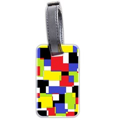 Mod Geometric Luggage Tag (Two Sides) from ArtsNow.com Front