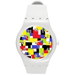 Mod Geometric Plastic Sport Watch (Medium)