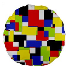 Mod Geometric 18  Premium Round Cushion  from ArtsNow.com Front