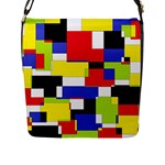 Mod Geometric Flap Closure Messenger Bag (Large)