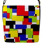 Mod Geometric Flap Closure Messenger Bag (Small)