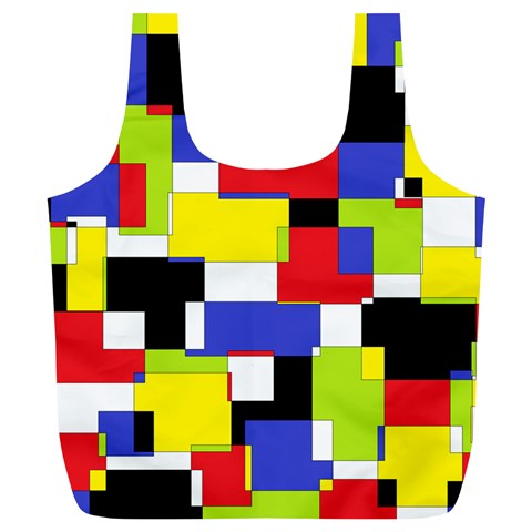 Mod Geometric Reusable Bag (XL) from ArtsNow.com Front