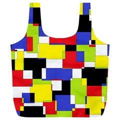 Mod Geometric Reusable Bag (XL) from ArtsNow.com Front