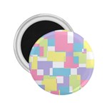 Mod Pastel Geometric 2.25  Button Magnet