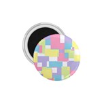 Mod Pastel Geometric 1.75  Button Magnet