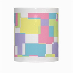 Mod Pastel Geometric White Coffee Mug from ArtsNow.com Center