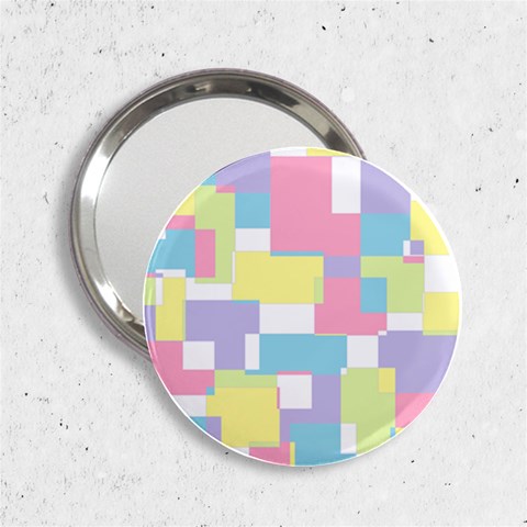 Mod Pastel Geometric Handbag Mirror (2.25 ) from ArtsNow.com Front