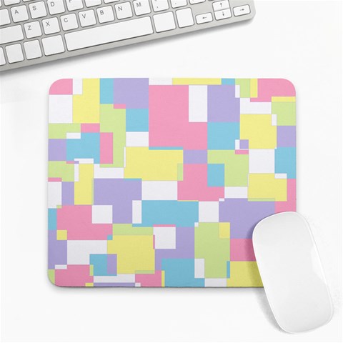 Mod Pastel Geometric Large Mouse Pad (Rectangle) from ArtsNow.com Front
