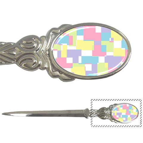 Mod Pastel Geometric Letter Opener from ArtsNow.com Front