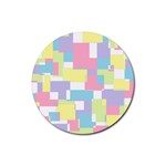 Mod Pastel Geometric Drink Coasters 4 Pack (Round)