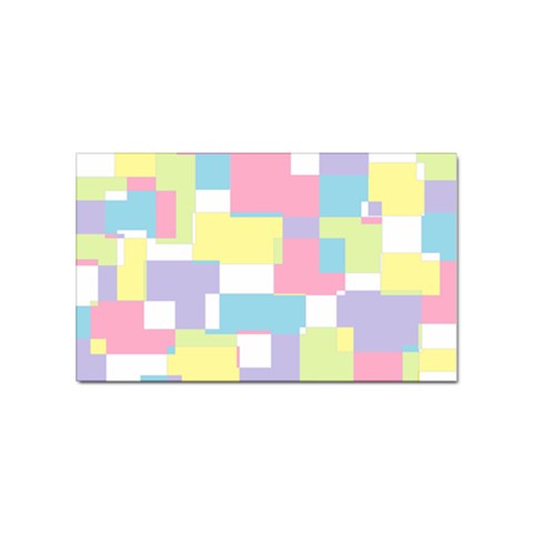 Mod Pastel Geometric Sticker 10 Pack (Rectangle) from ArtsNow.com Front