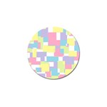 Mod Pastel Geometric Golf Ball Marker