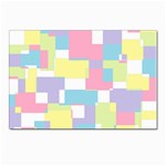 Mod Pastel Geometric Postcard 4 x 6  (10 Pack)