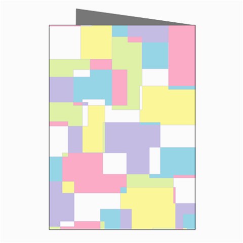 Mod Pastel Geometric Greeting Card (8 Pack) from ArtsNow.com Right