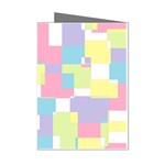 Mod Pastel Geometric Mini Greeting Card (8 Pack)